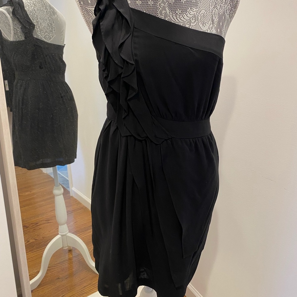 BCBG One Shoulder Cocktail Dress